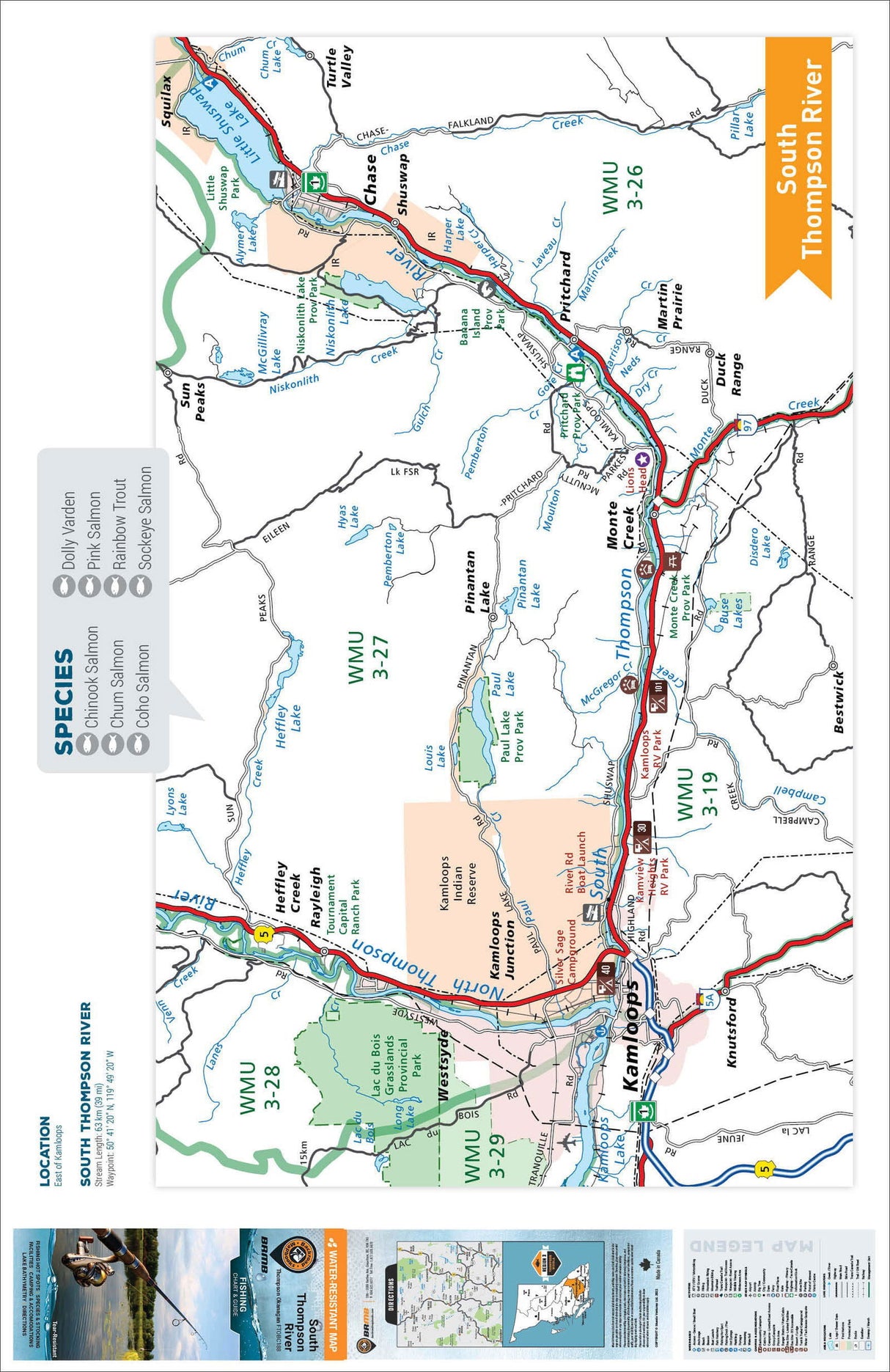FTOBC188 South Thompson River - Backroad Maps