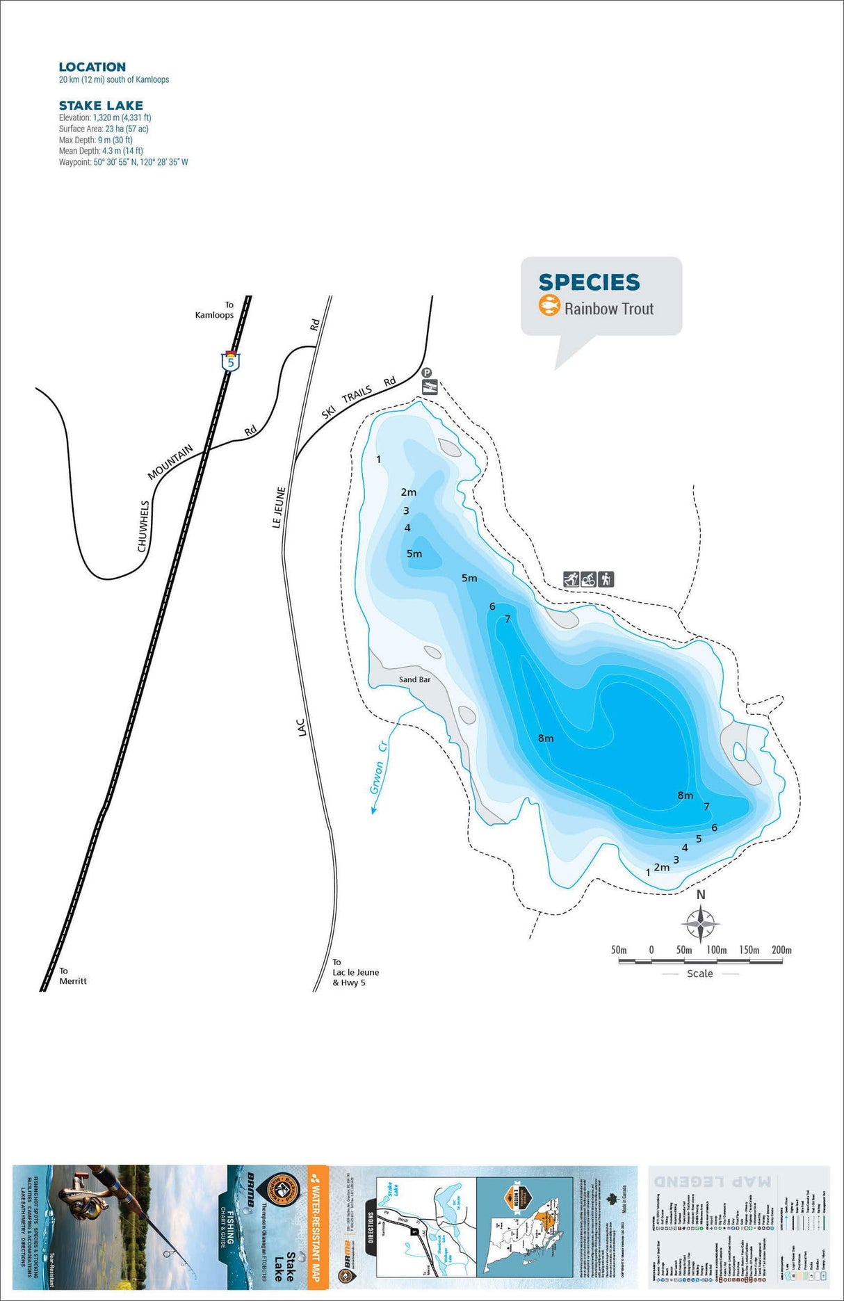 FTOBC189 Stake Lake - Backroad Maps