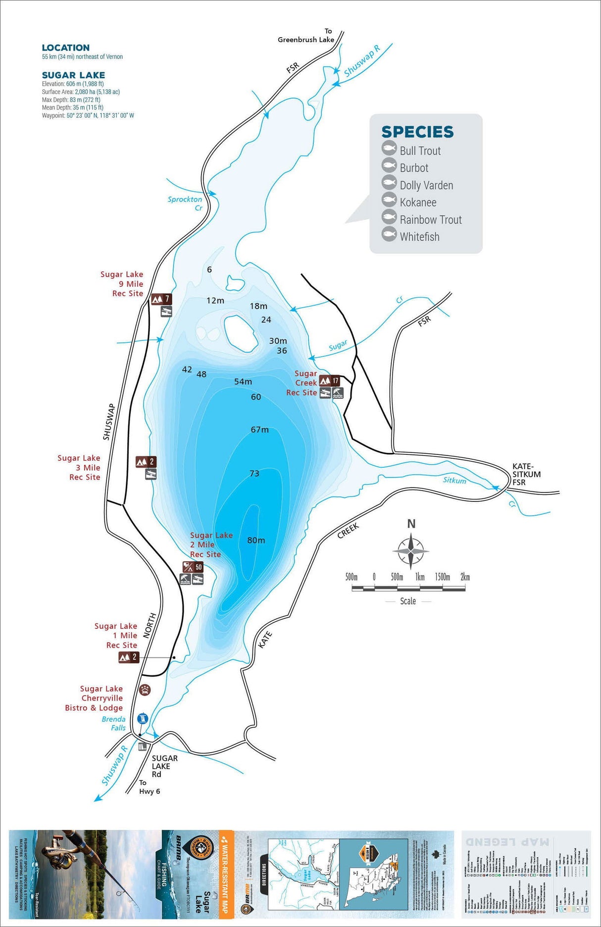 FTOBC191 Sugar Lake - Backroad Maps