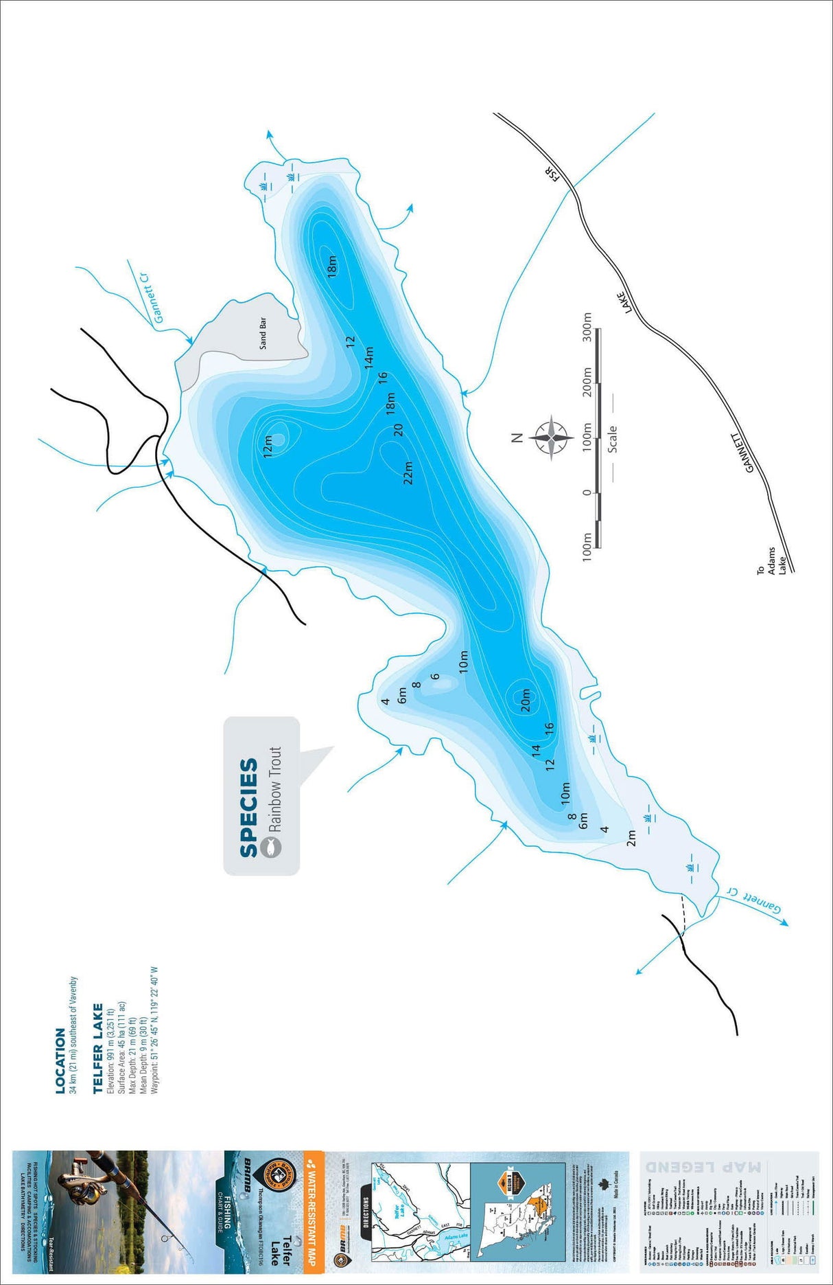 FTOBC196 Telfer Lake - Backroad Maps