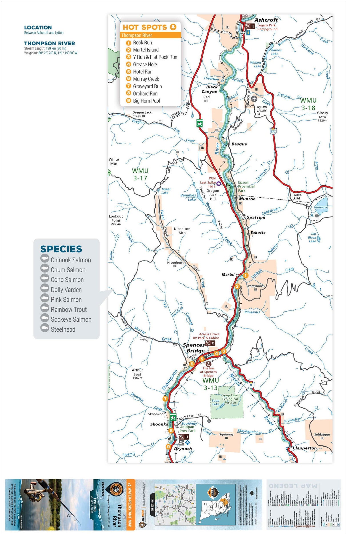 FTOBC199 Thompson River - Backroad Maps