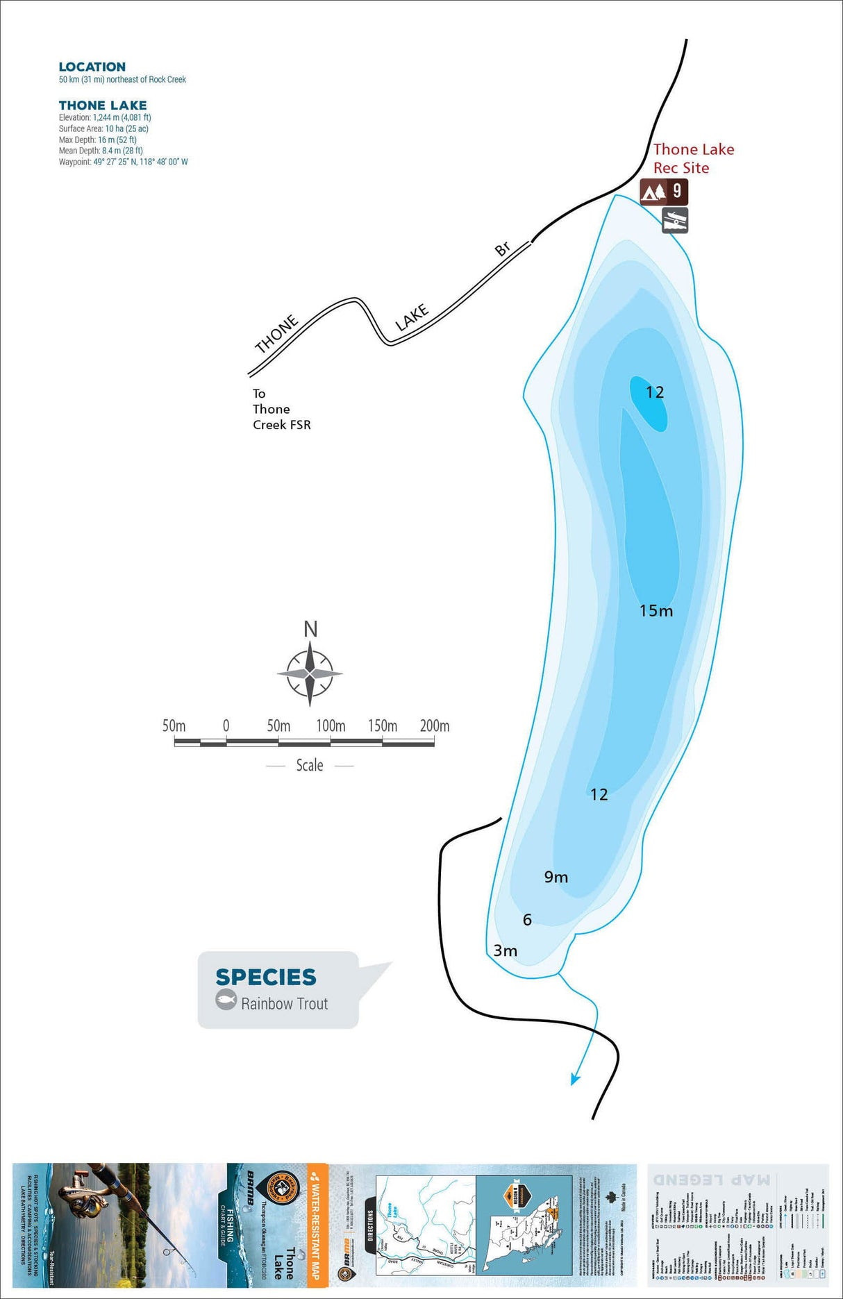 FTOBC200 Thone Lake - Backroad Maps