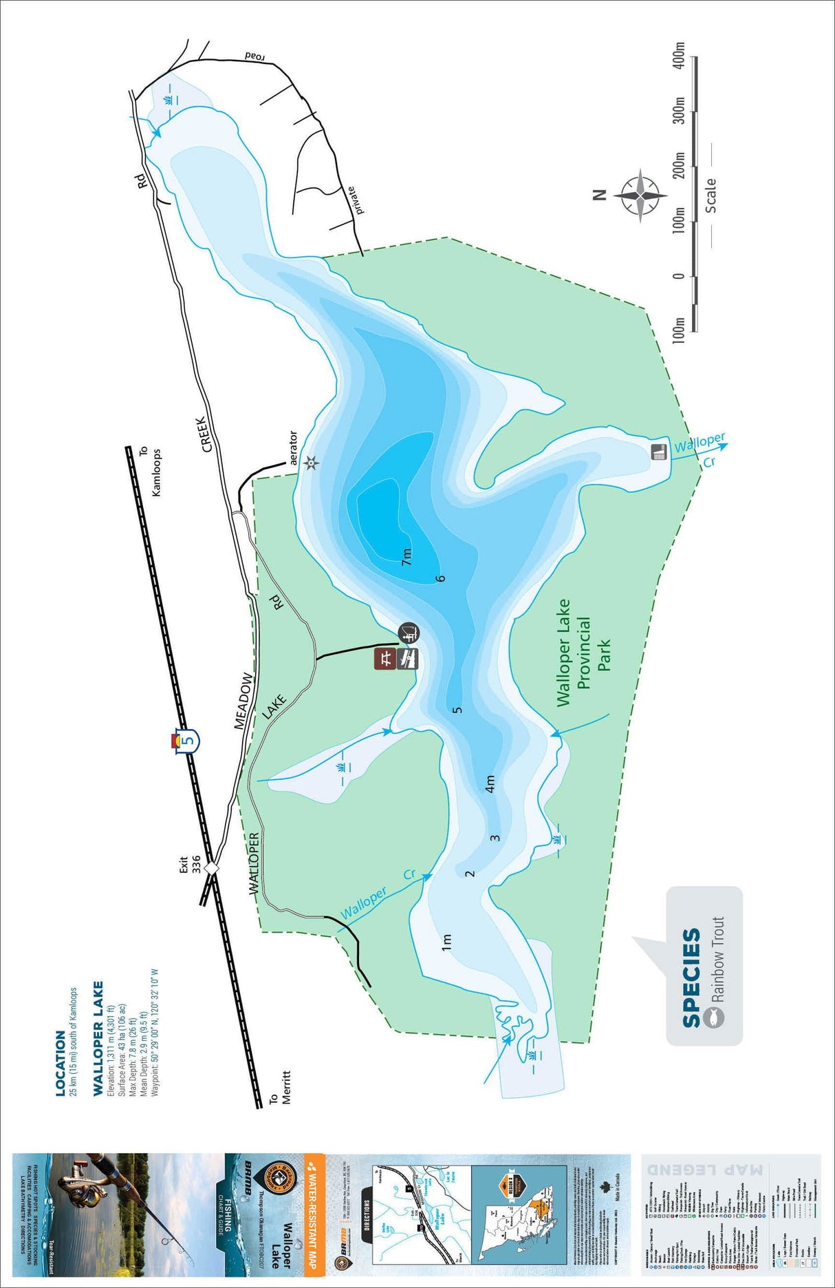 FTOBC207 Walloper Lake - Backroad Maps