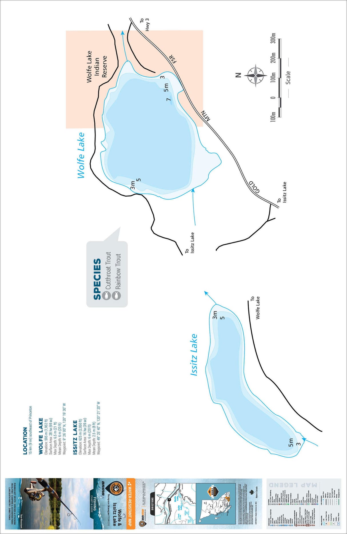 FTOBC212 Wolfe & Issitz Lakes - Backroad Maps