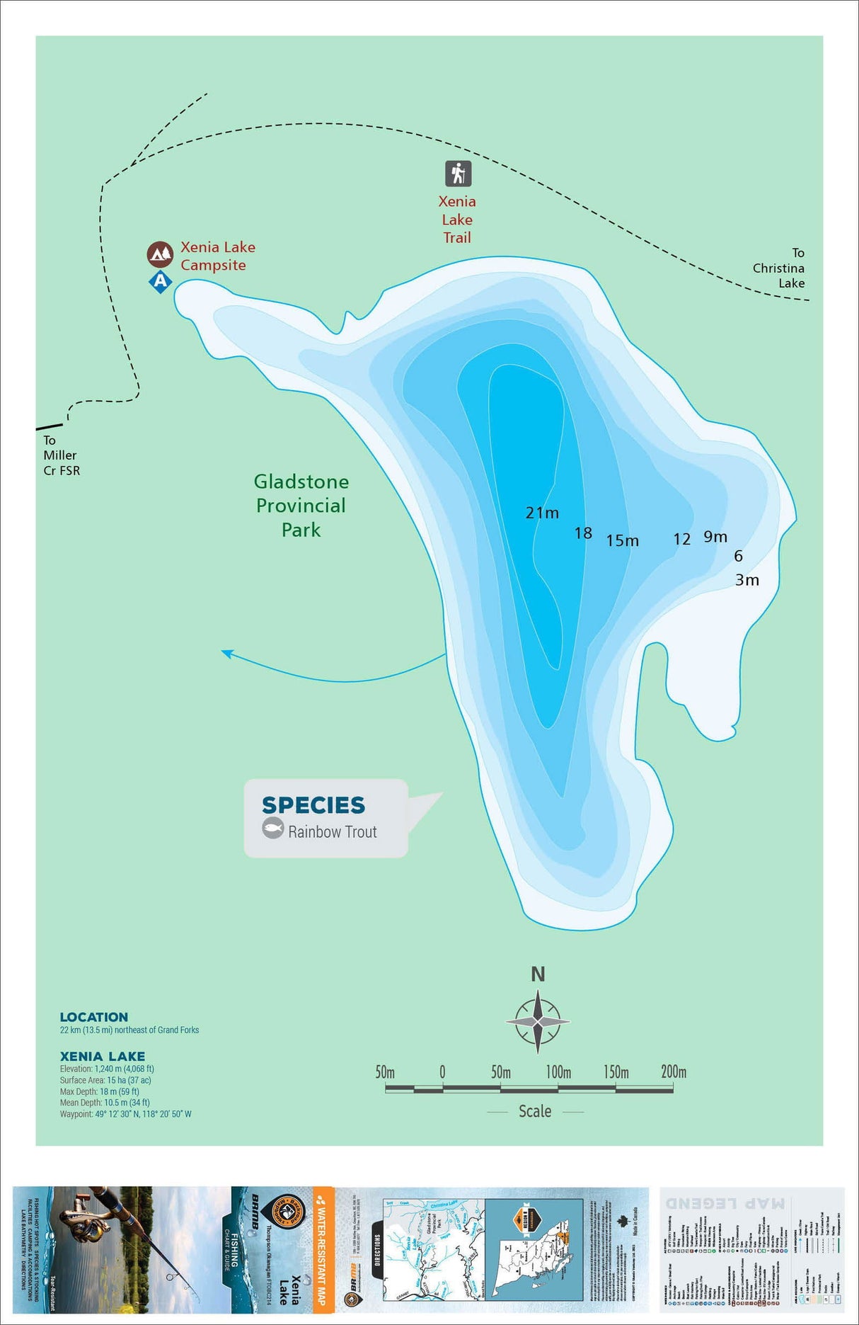 FTOBC214 Xenia Lake - Backroad Maps