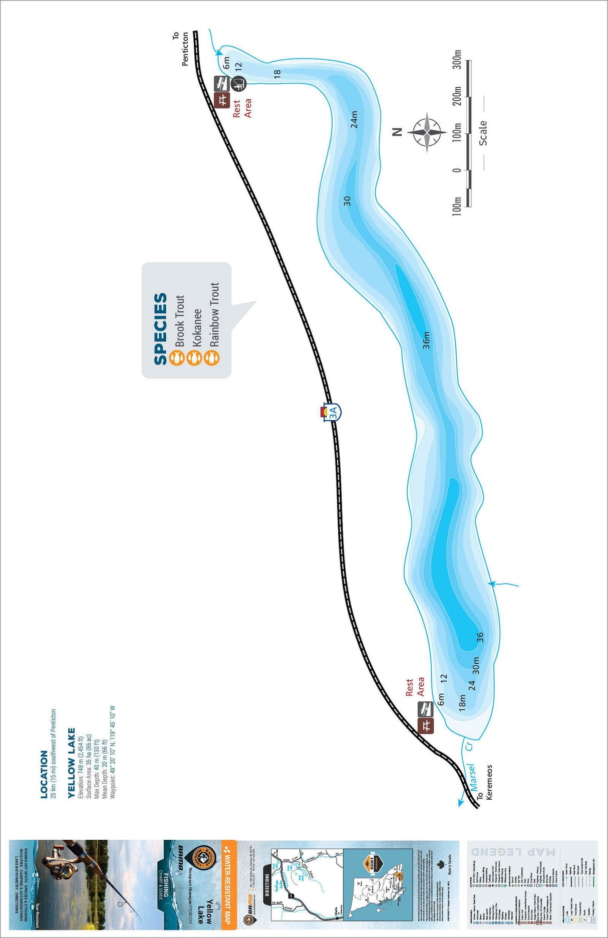 FTOBC215 Yellow Lake - Backroad Maps