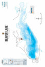 FTOBC27 Beaver Lake - Wall Map - Backroad Maps