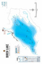 FTOBC30 Birch Lake - Wall Map - Backroad Maps