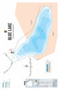 FTOBC32 Blue Lake - Wall Map - Backroad Maps