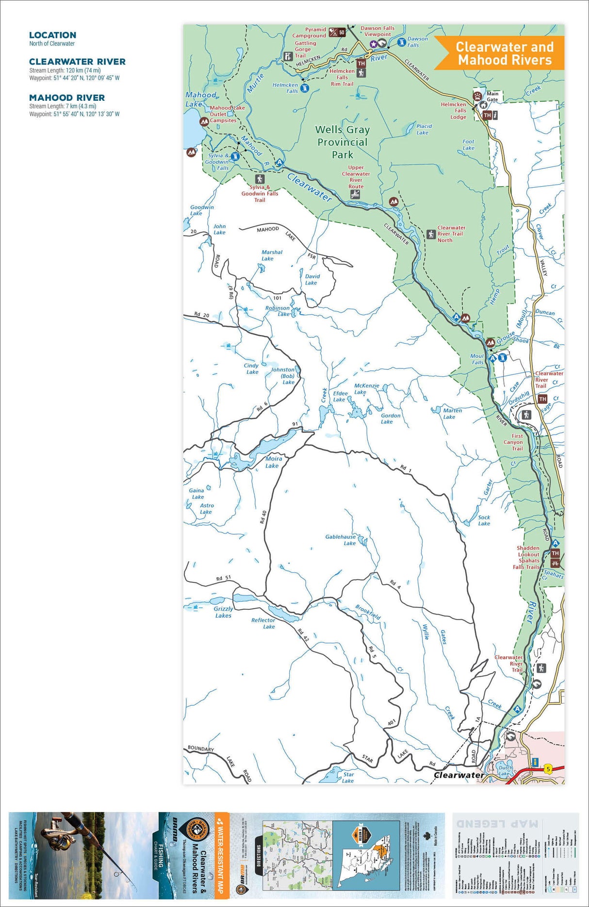 FTOBC43 Clearwater & Mahood Rivers - Backroad Maps