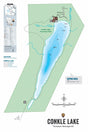 FTOBC46 Conkle Lake - Wall Map - Backroad Maps