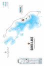 FTOBC51 Davis Lake - Wall Map - Backroad Maps