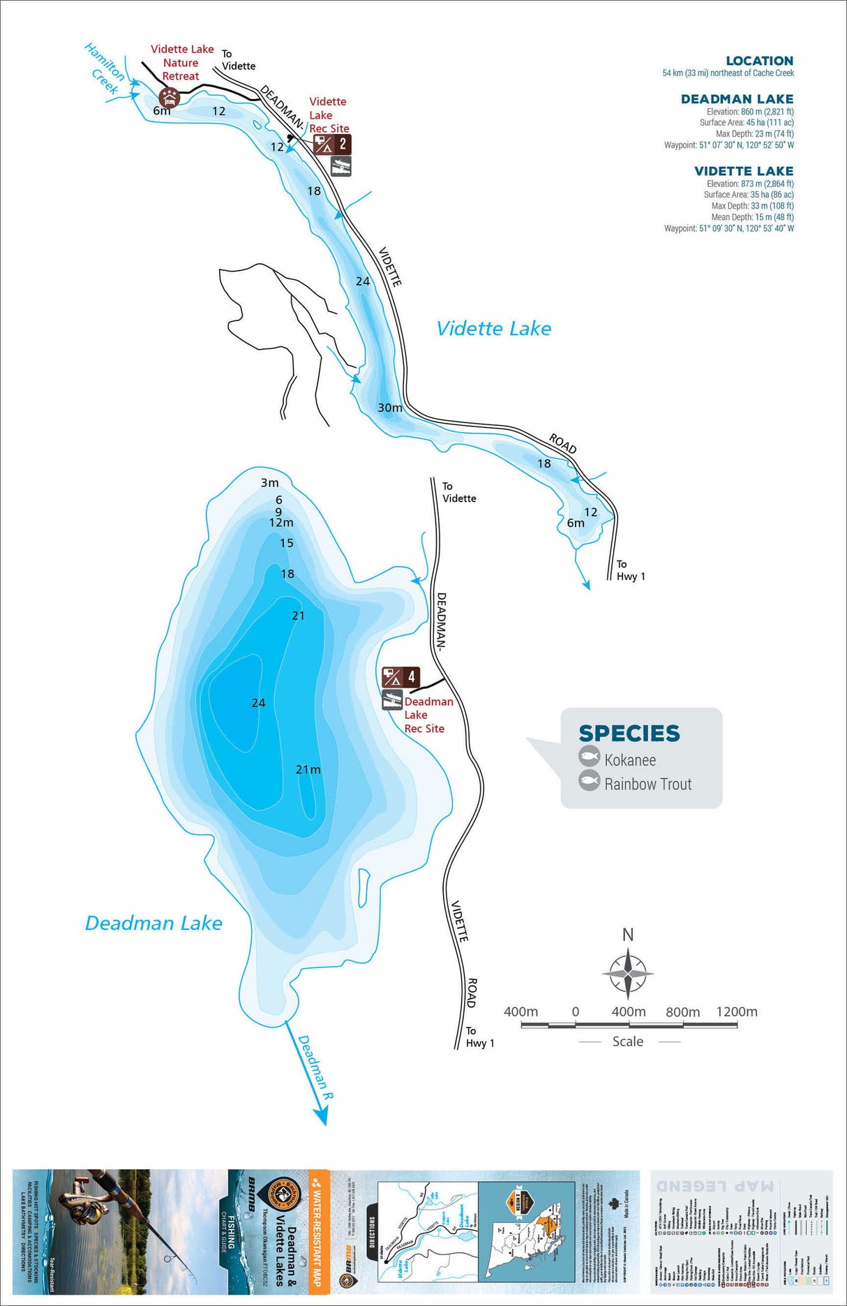 FTOBC52 Deadman & Vidette Lakes - Backroad Maps