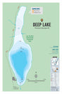 FTOBC53 Deep Lake - Wall Map - Backroad Maps