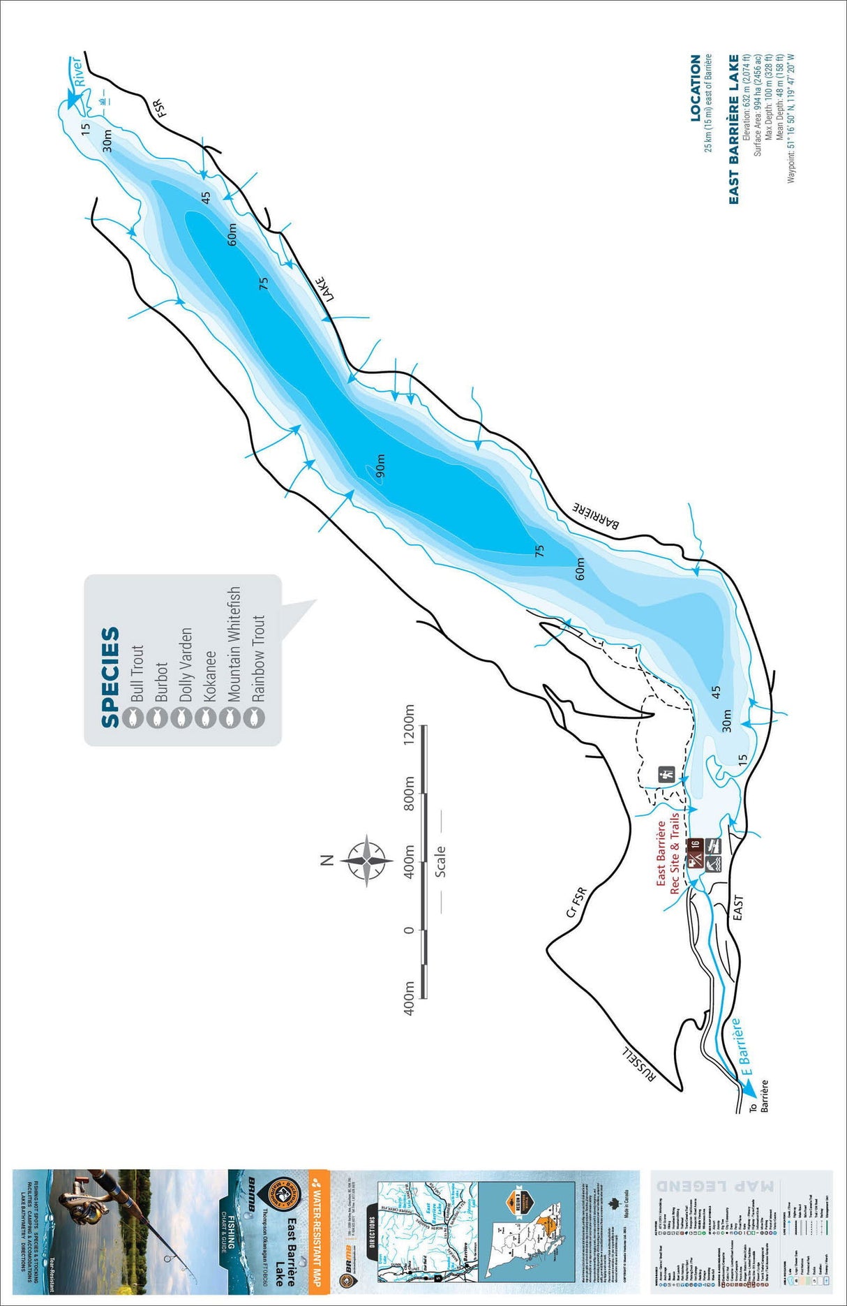FTOBC60 East Barriere Lake - Backroad Maps