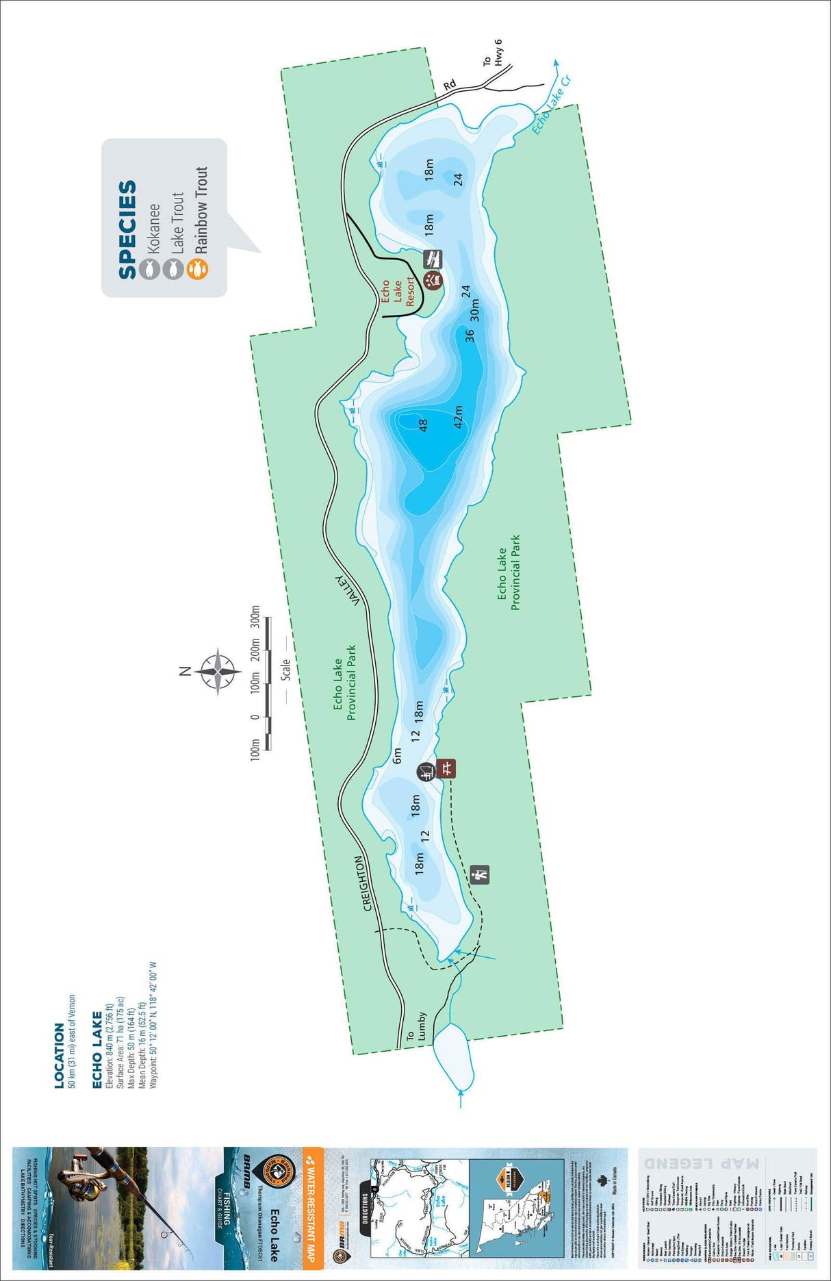 FTOBC61 Echo Lake - Backroad Maps
