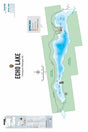 FTOBC61 Echo Lake - Wall Map - Backroad Maps