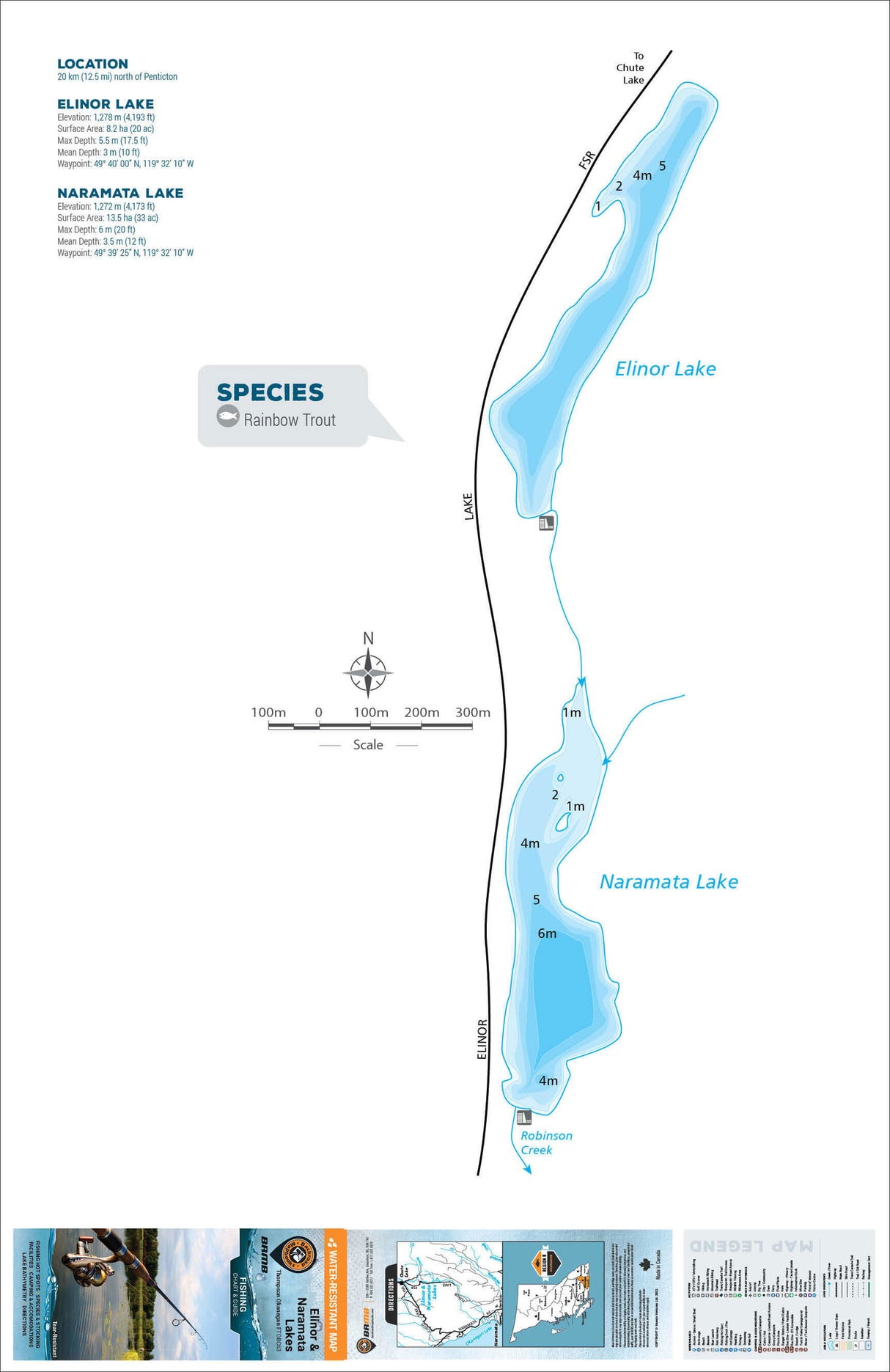 FTOBC63 Elinor & Naramata Lakes - Backroad Maps