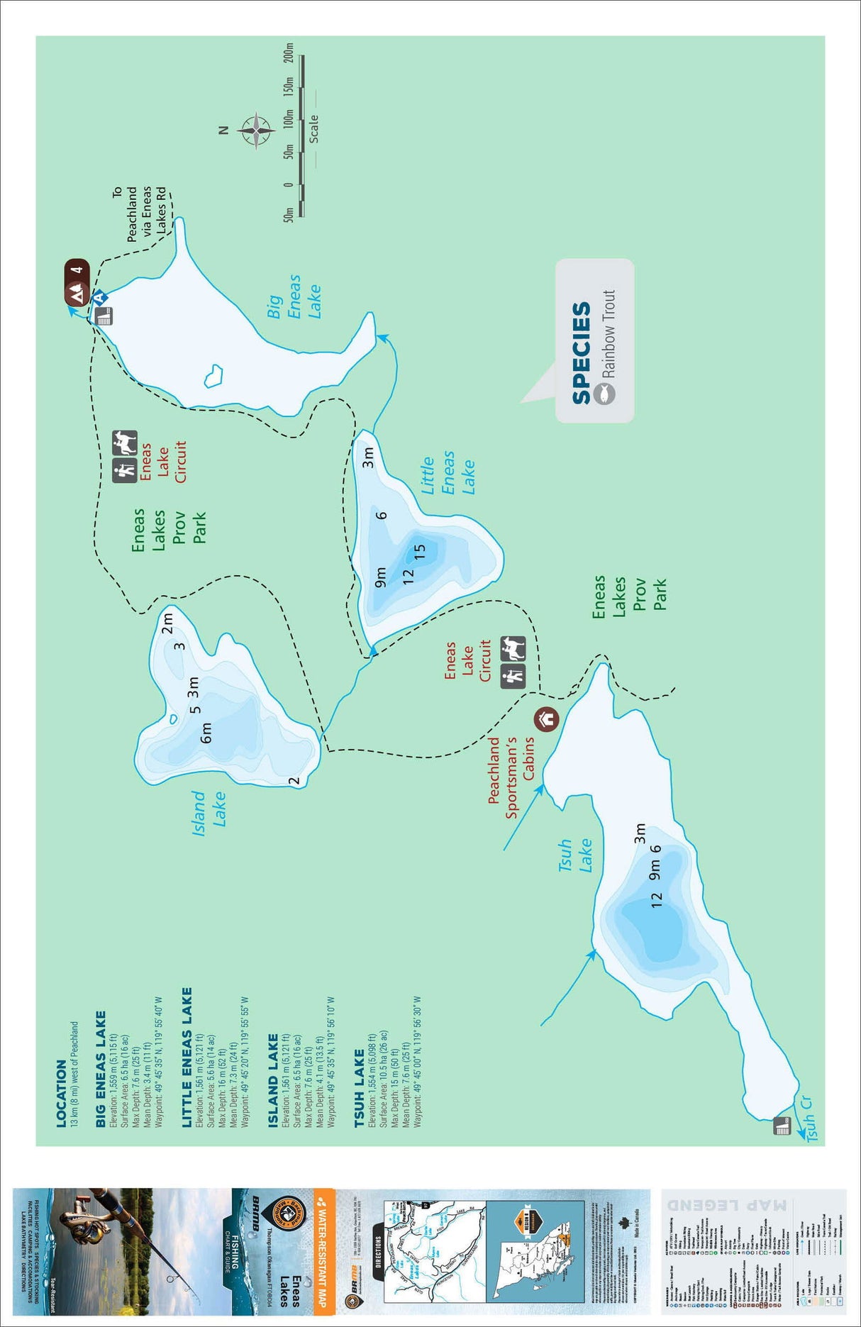 FTOBC64 Eneas Lakes - Backroad Maps