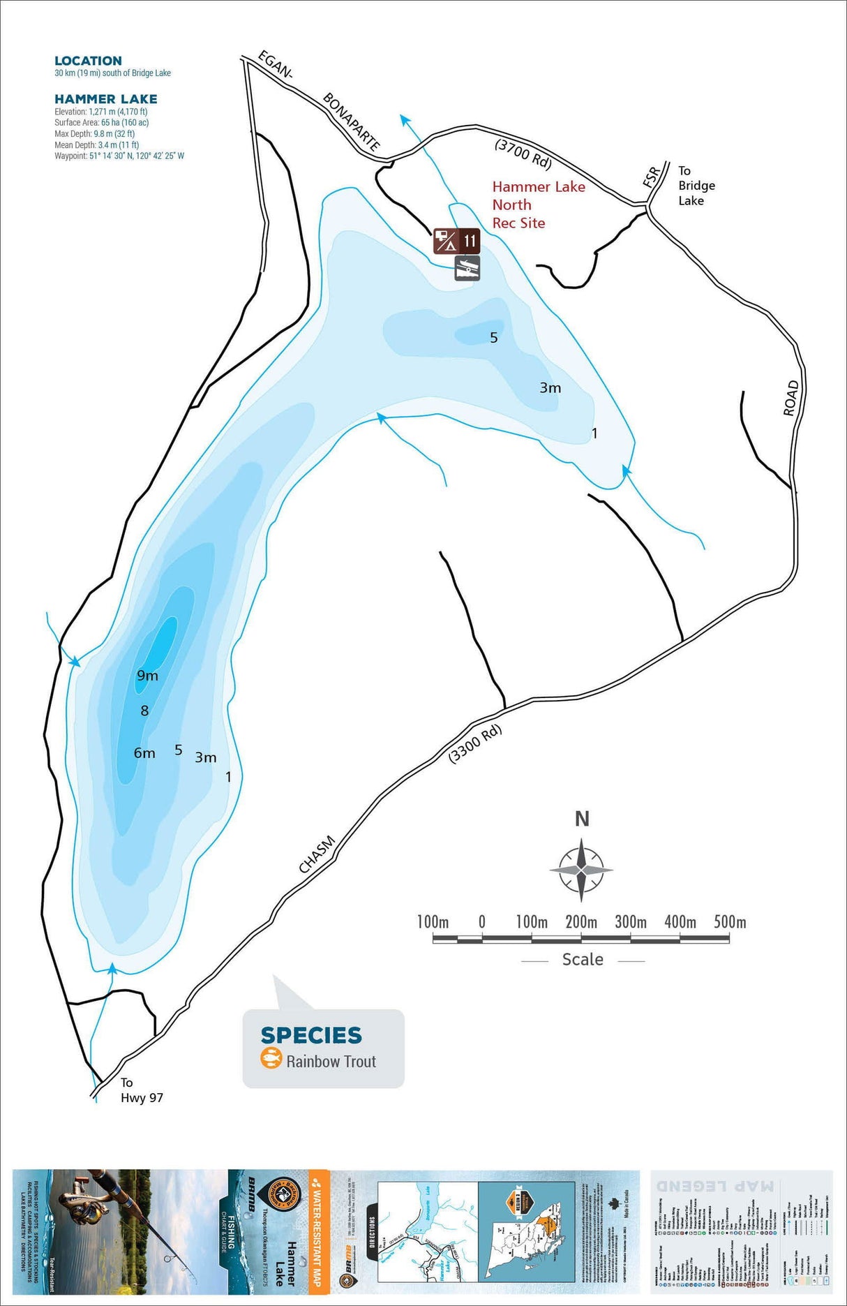 FTOBC75 Hammer Lake - Backroad Maps