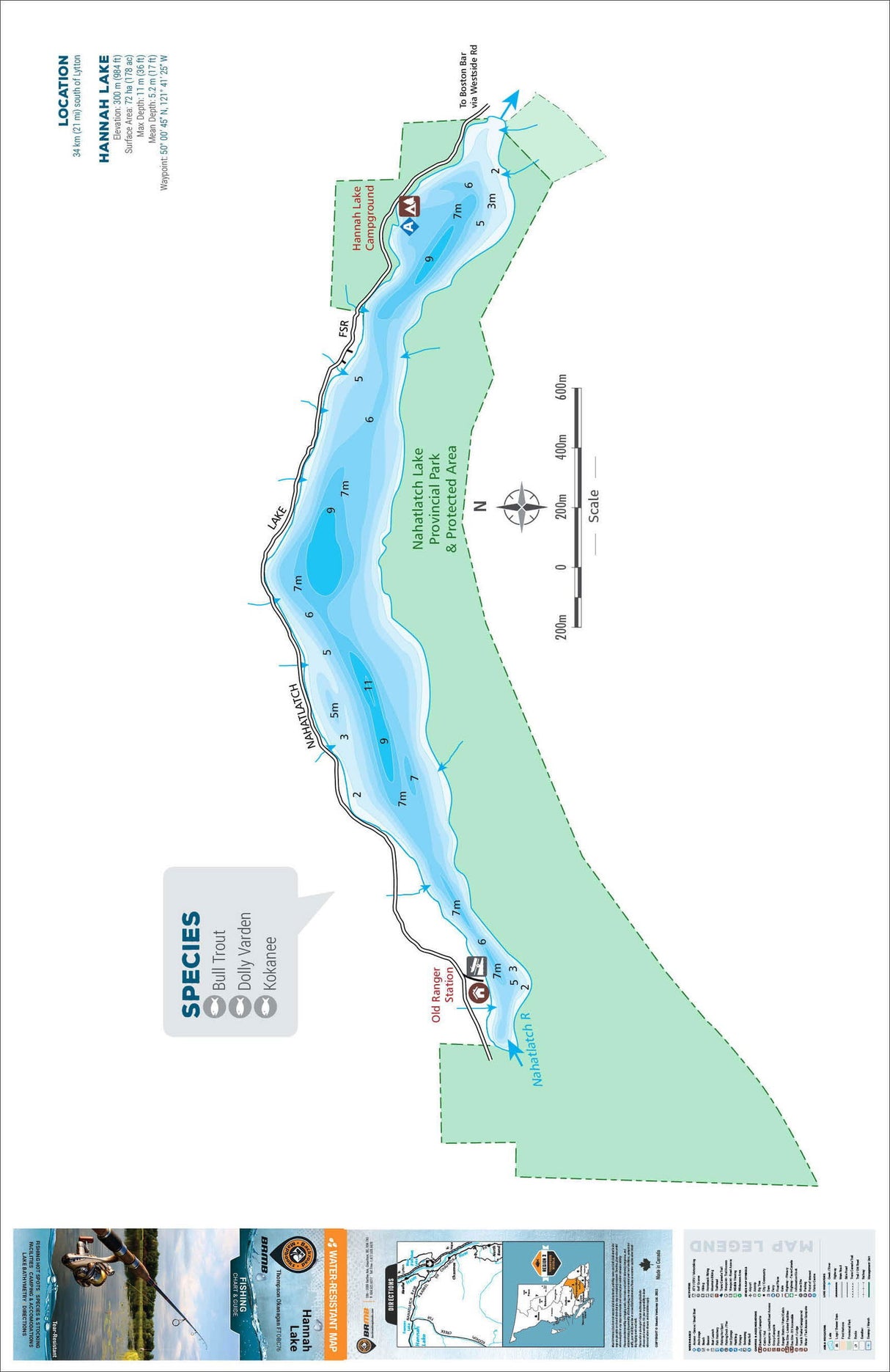 FTOBC76 Hannah Lake - Backroad Maps