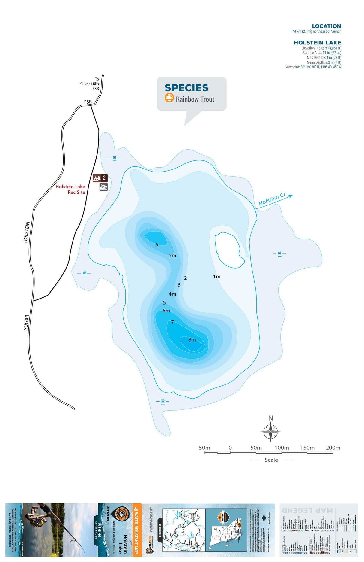 FTOBC85 Holstein Lake - Backroad Maps