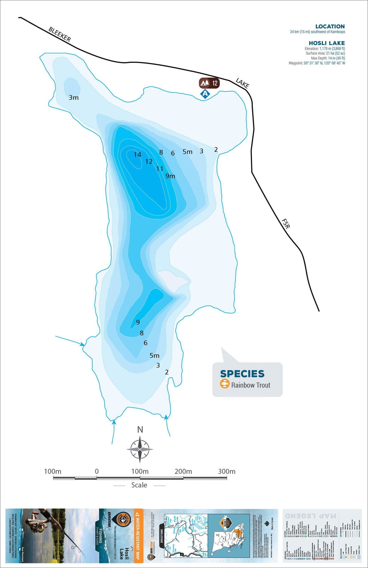 FTOBC90 Hosli Lake - Backroad Maps