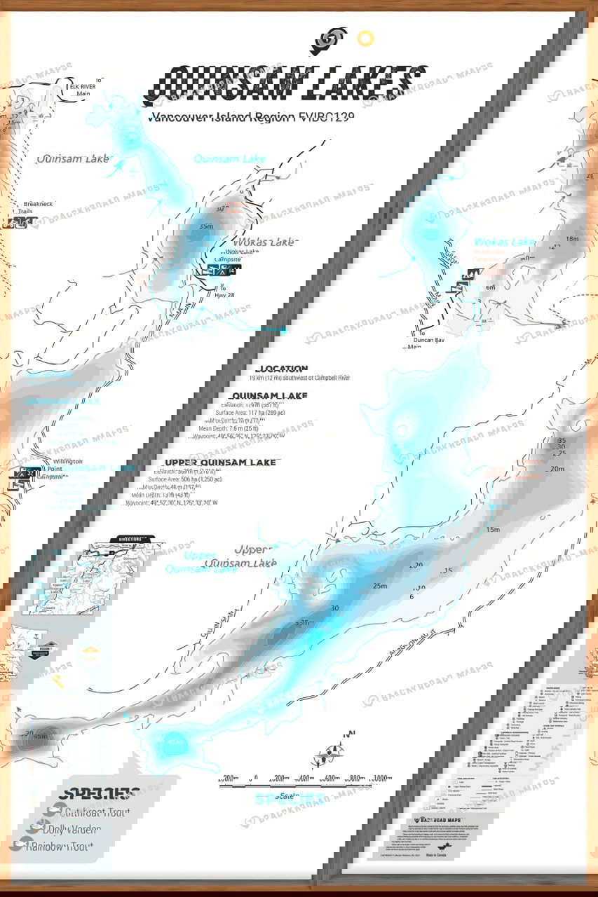 FVIBC128 - Wall Map - Backroad Maps
