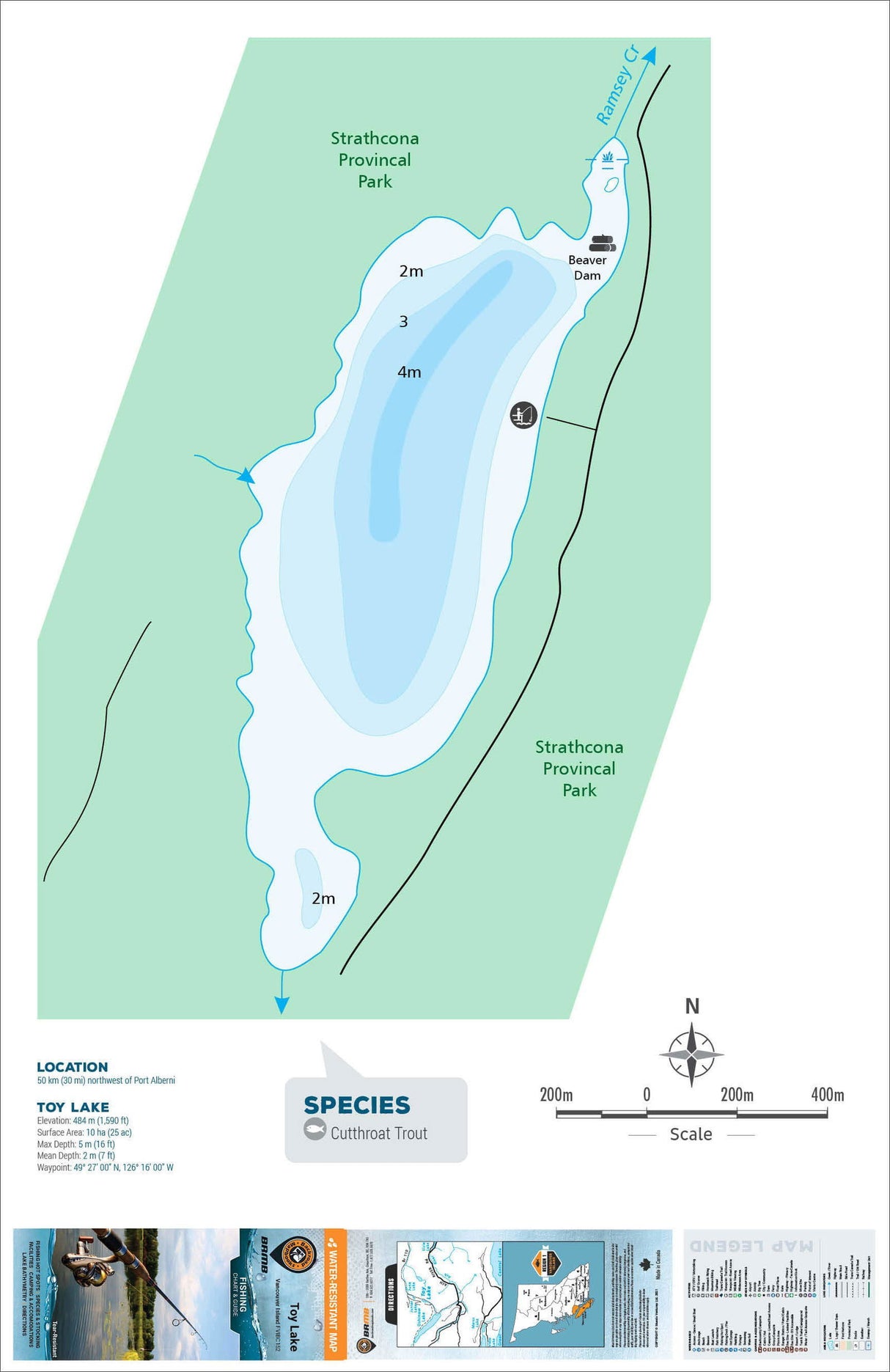 FVIBC152 Toy Lake - Backroad Maps