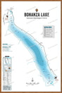 FVIBC30 Bonanza Lake - Wall Map - Backroad Maps