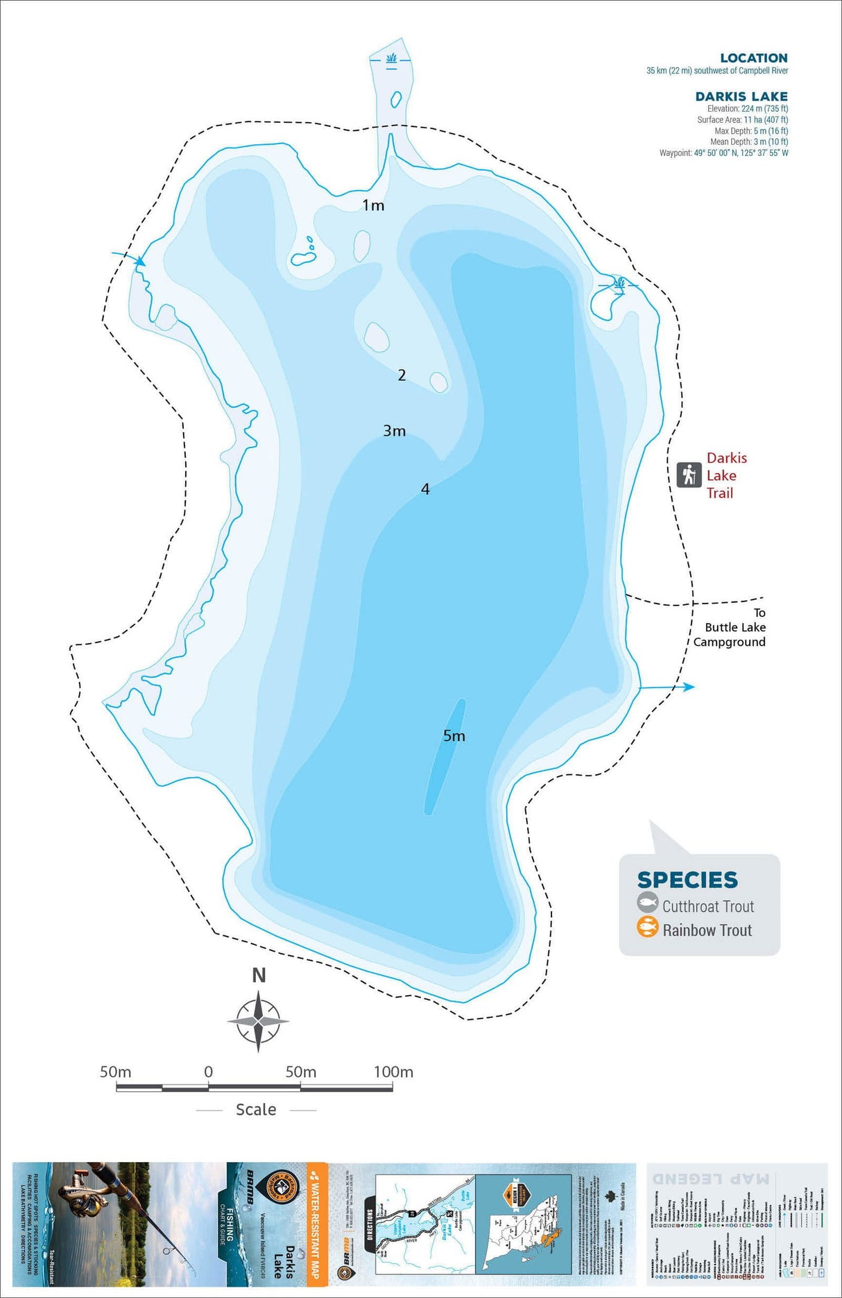 FVIBC49 Darkis Lake - Backroad Maps