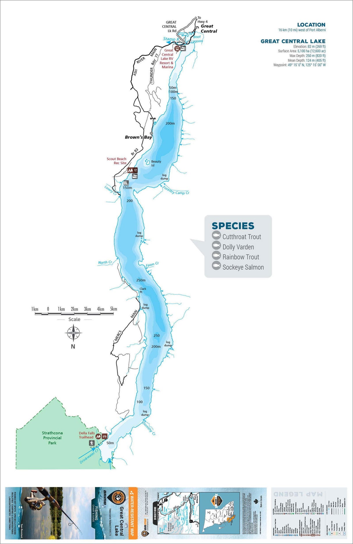 FVIBC73 Great Central Lake - Backroad Maps