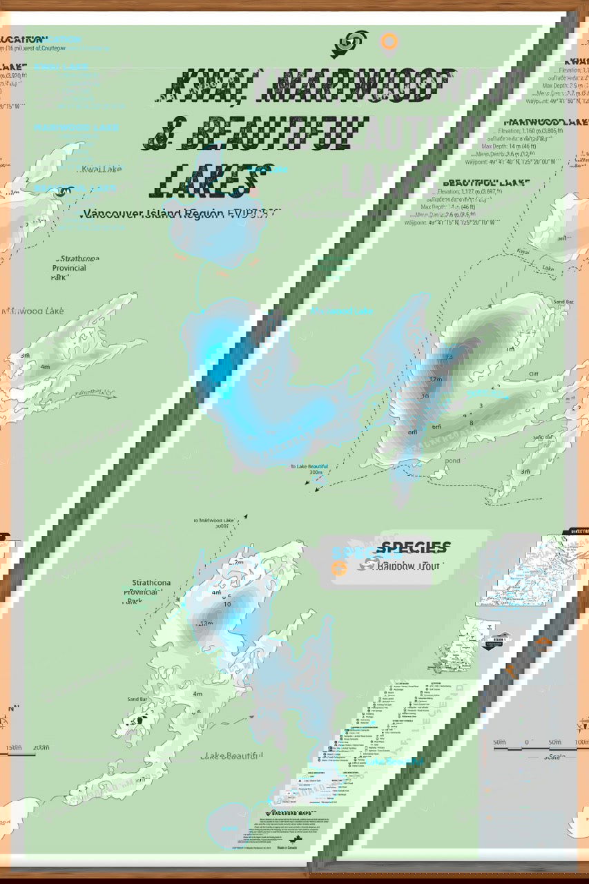 FVIBC86 - Wall Map - Backroad Maps