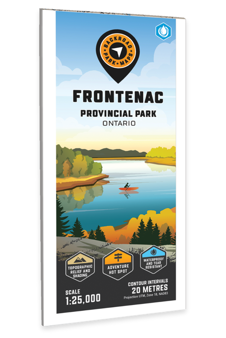 Frontenac Provincial Park Ontario - Park Map - Backroad Maps