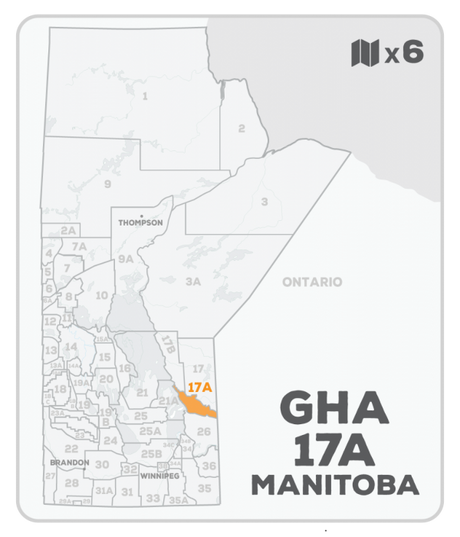 GHA 17A Hunting Bundle - Manitoba (6 maps) - Hunting Bundle