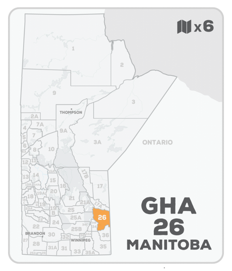 GHA 26 Hunting Bundle - Manitoba (6 maps) - Hunting Bundle