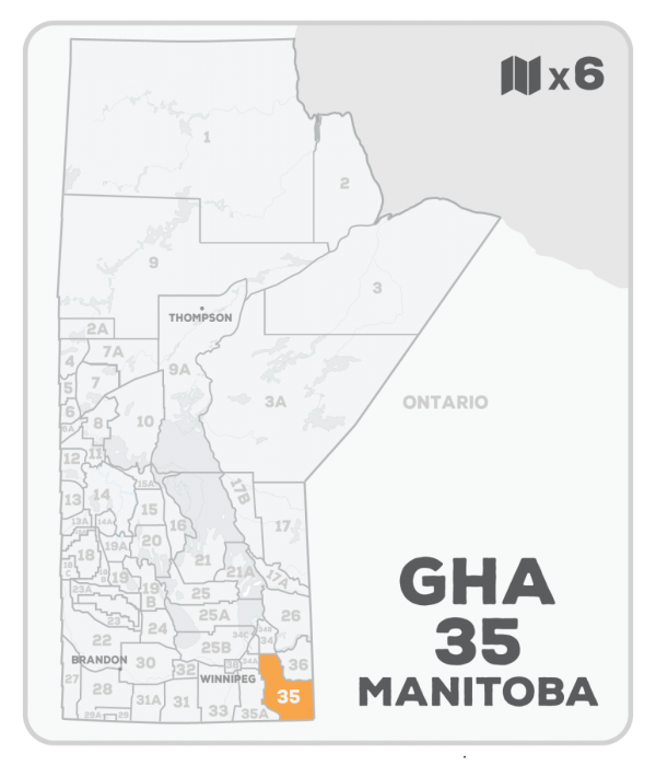 GHA 35 Hunting Bundle - Manitoba (6 maps) - Hunting Bundle