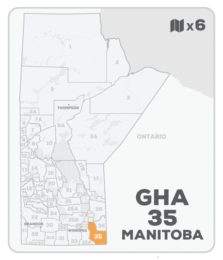 GHA 35 Hunting Bundle - Manitoba (6 maps) - Hunting Bundle