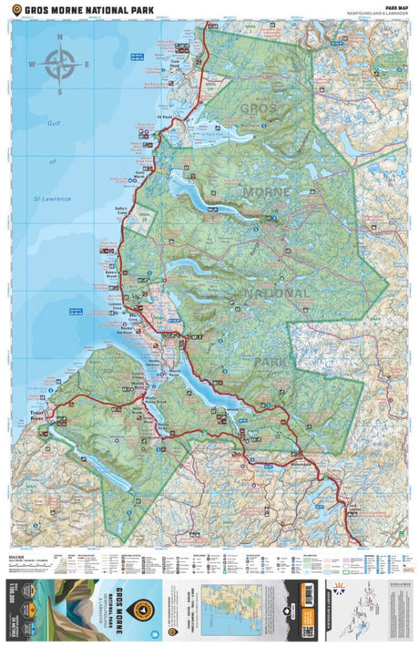 Gros Morne National Park Newfoundland - Park Map - Backroad Maps