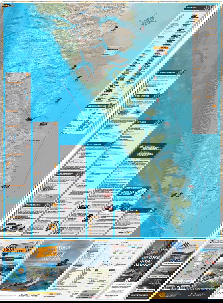 Haida Gwaii BC - Recreation Map - Backroad Maps