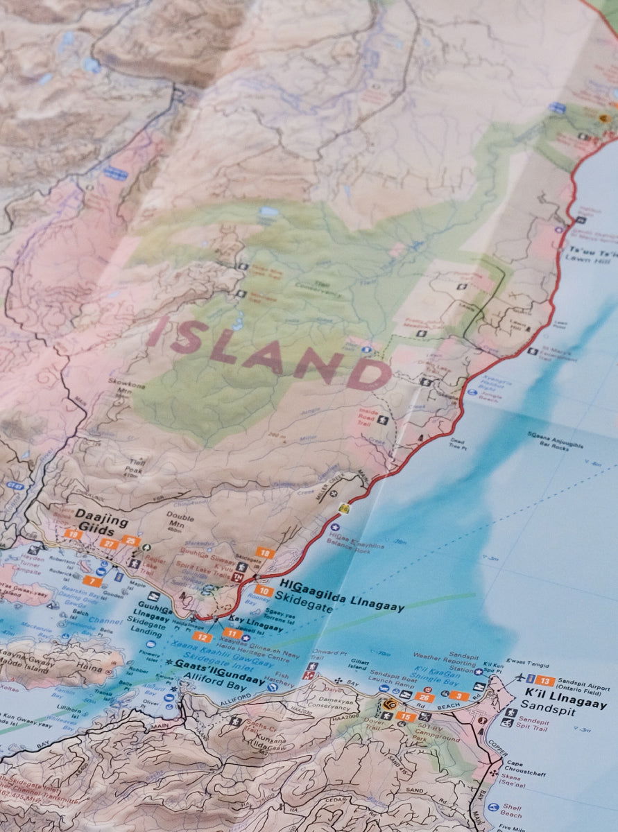 Haida Gwaii BC - Recreation Map - Backroad Maps