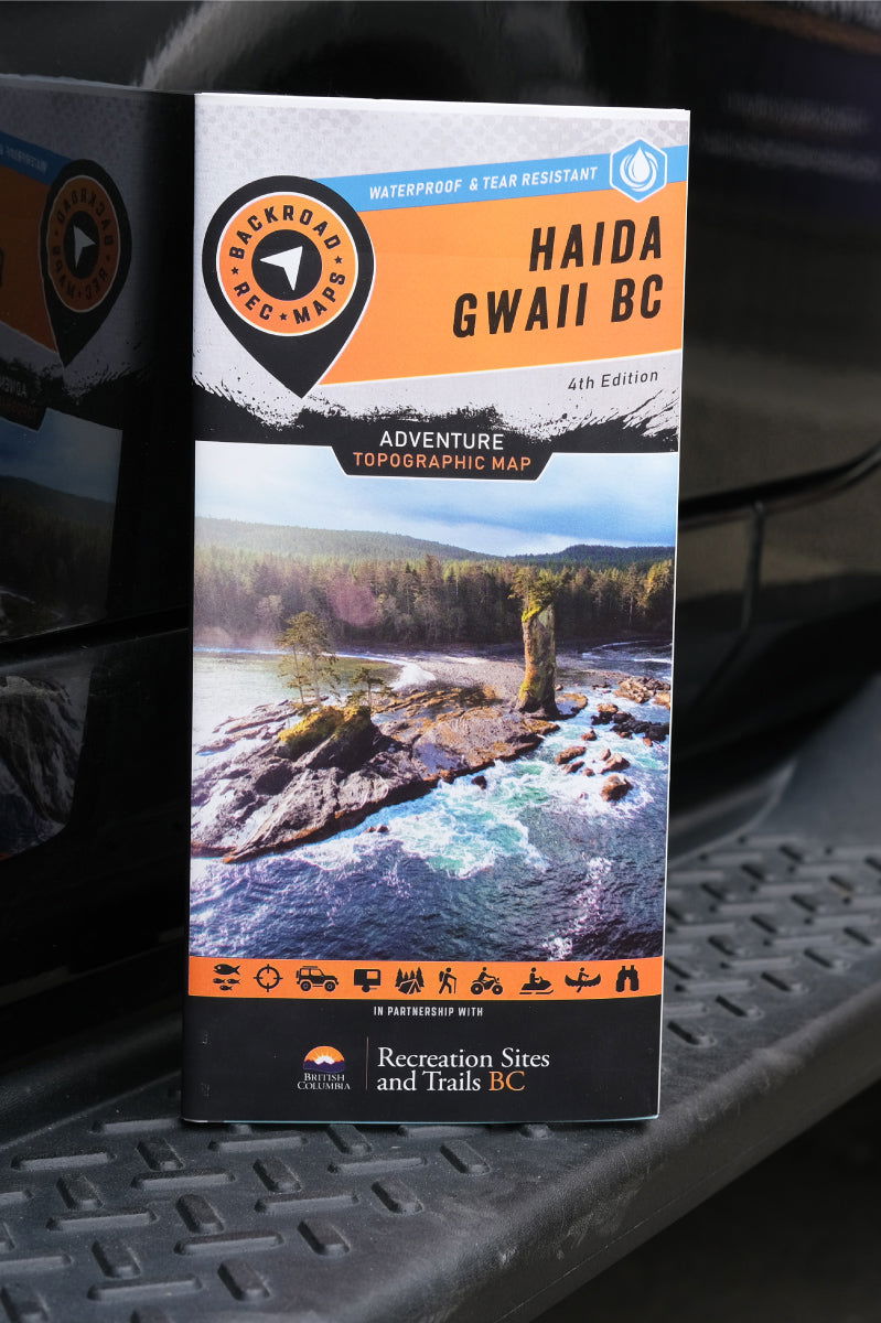 Haida Gwaii BC - Recreation Map - Backroad Maps