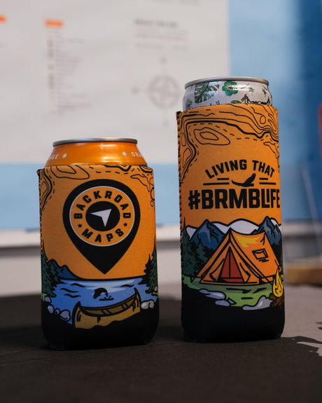 Backroad Maps Koozie