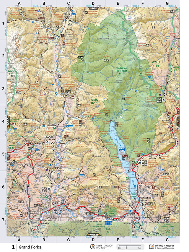 KRBC01 TOPO Map - Grand Forks - Backroad Maps