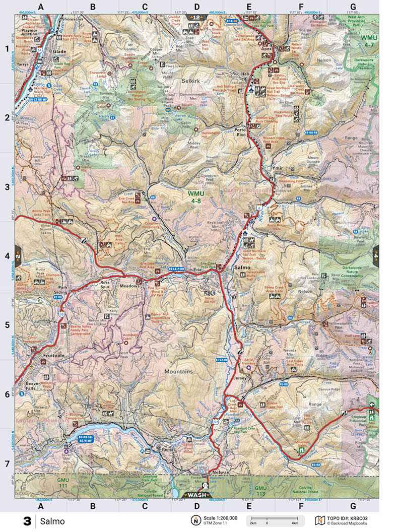 KRBC03 TOPO Map - Salmo