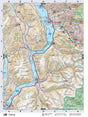 KRBC19 Wall Map - Nakusp - Backroad Maps