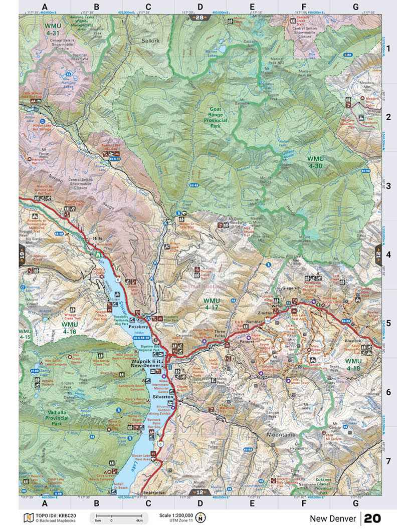 KRBC20 TOPO Map - New Denver