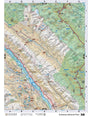 KRBC38 Wall Map - Kootenay National Park - Backroad Maps