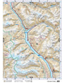 KRBC40 Wall Map - Downie Creek - Backroad Maps