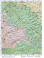 KRBC9 Wall Map - Akamina-Kishinena Park - Backroad Maps